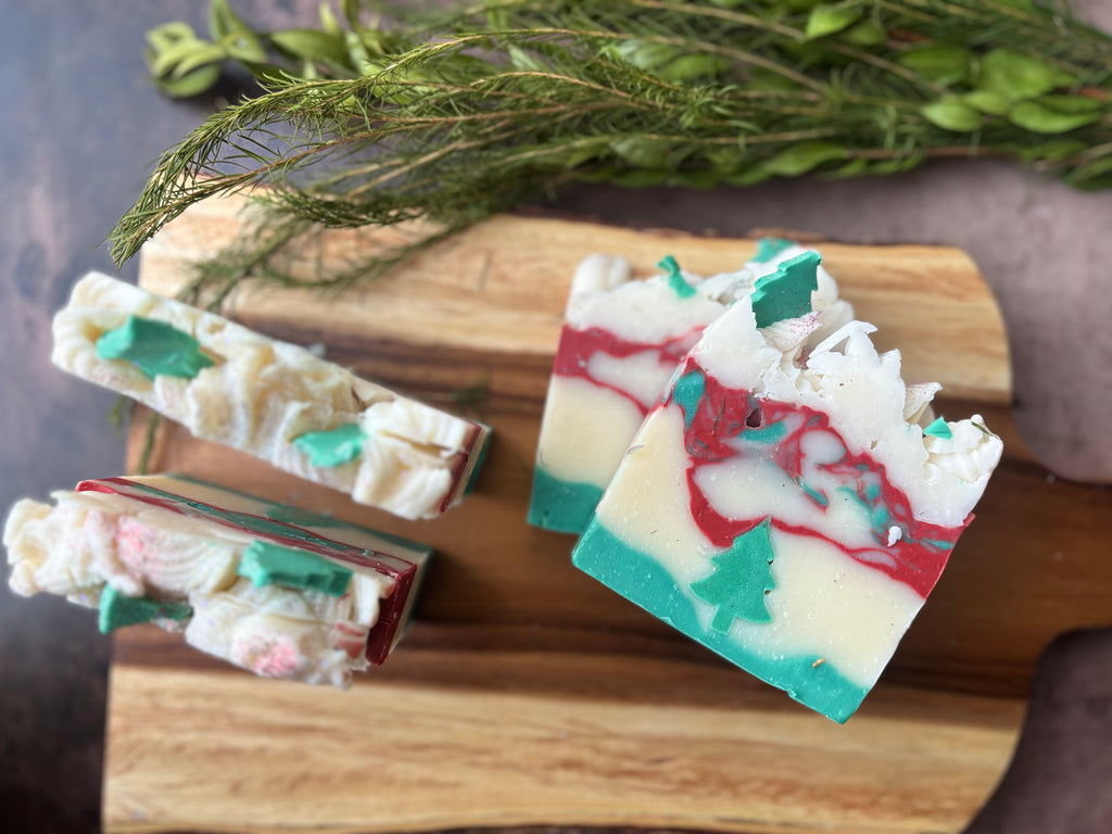 Christmas tree soap