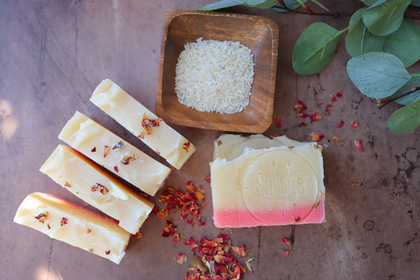 Rice Milk & Rose water Soap – Suhay's Soaps