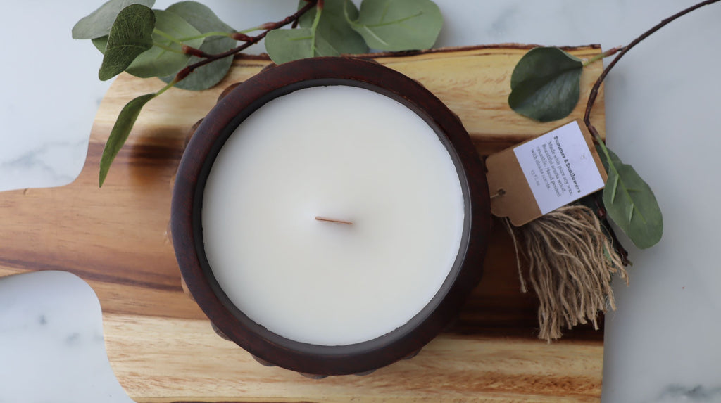 Acacia Wood Candles